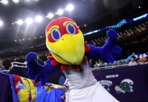 Kansas Jayhawks mascot college basketball