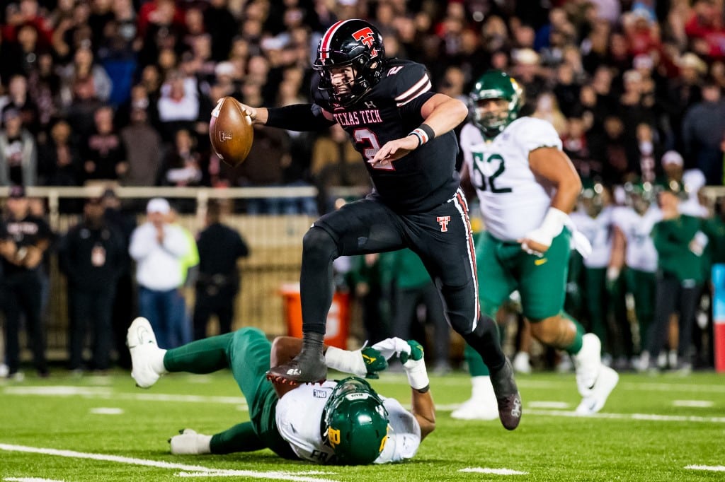 Behren Morton Texas Tech Red Raiders NCAAF quarterback