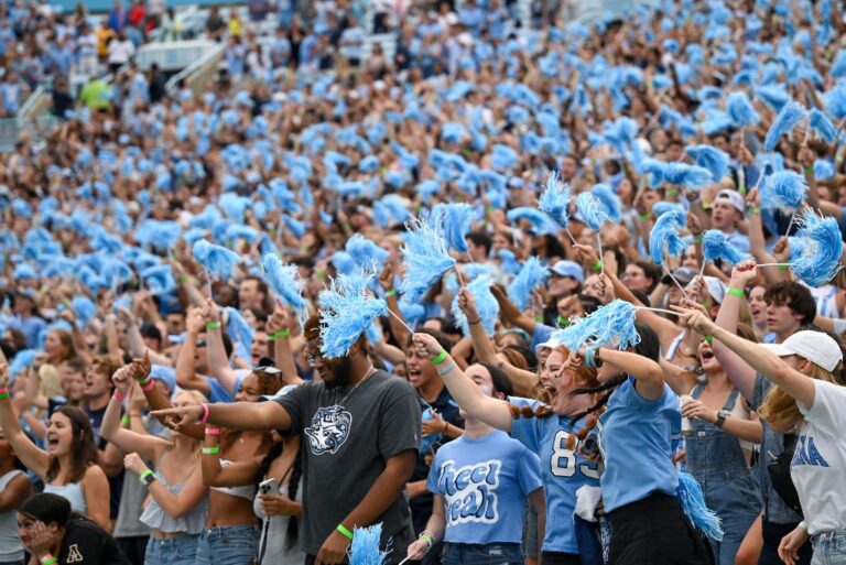 North Carolina Tar Heels Fans Appalachian State Mountaineers