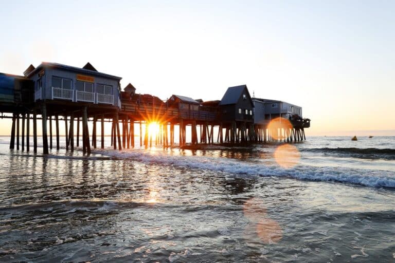 Old Orchard Beach Pier at Old Orchard Beach, Maine