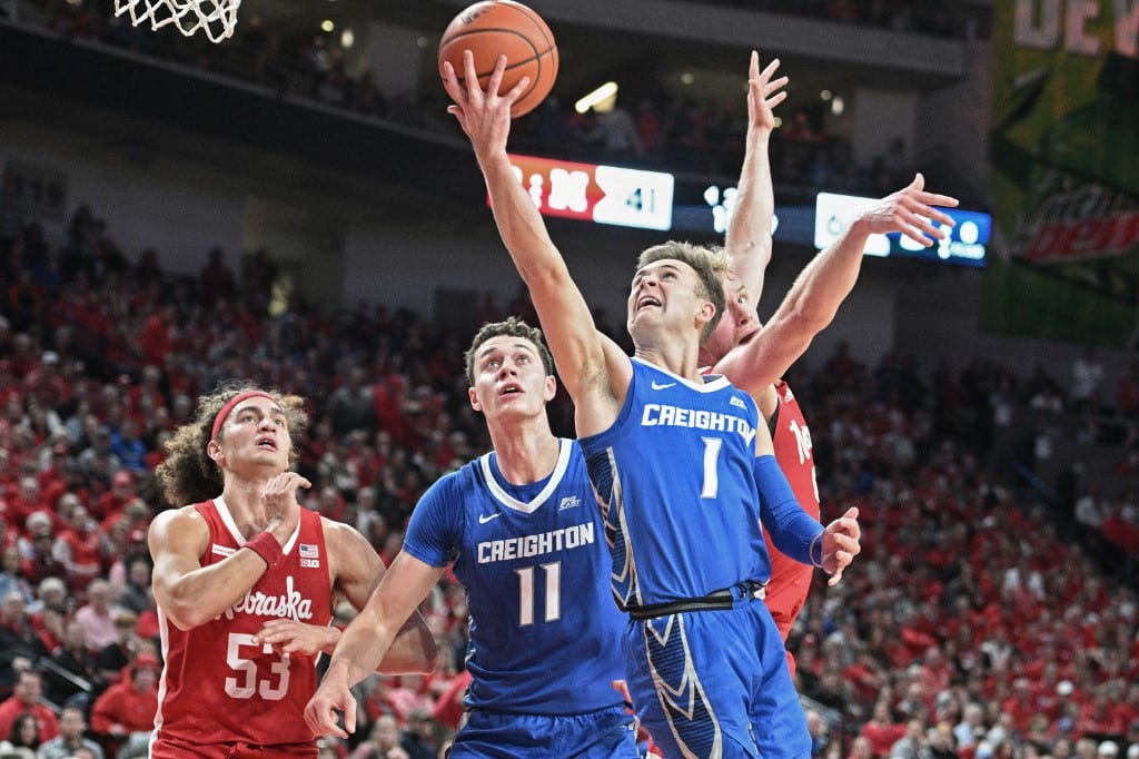 Steven Ashworth Creighton Bluejays v Nebraska Cornhuskers