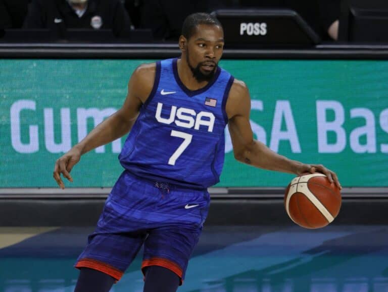 Kevin Durant United States exhibition game Tokyo Olympic Games Nevada