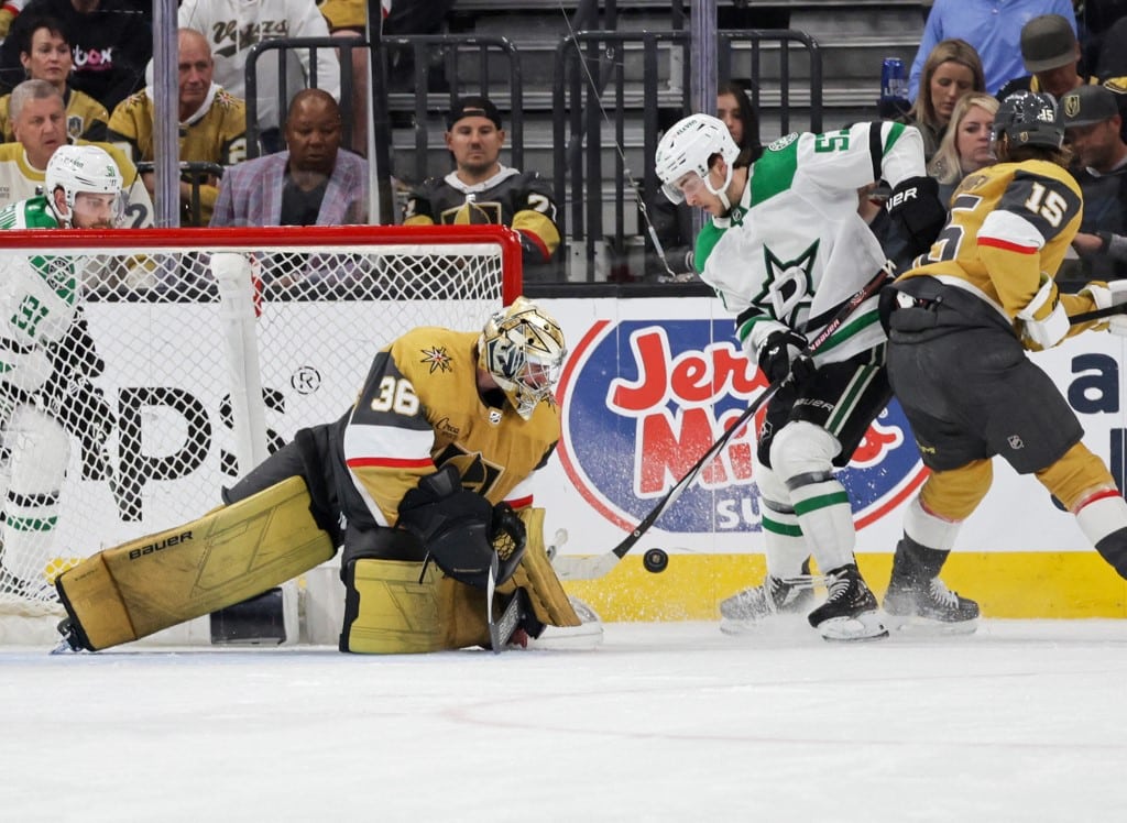 Logan Thompson Vegas Golden Knights v Dallas Stars