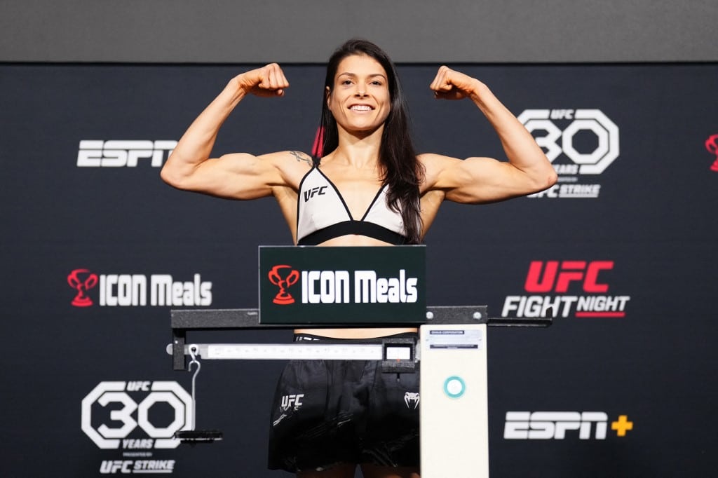 Melissa Gatto of Brazil Ufc Weigh-In 