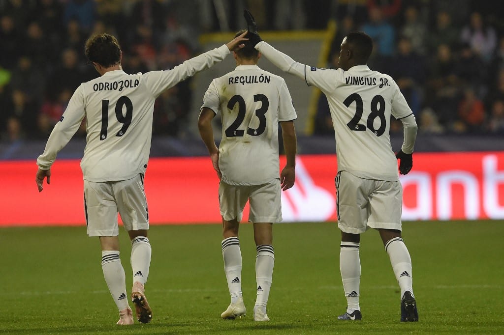 Real Madrid Players vs Viktoria Plzen