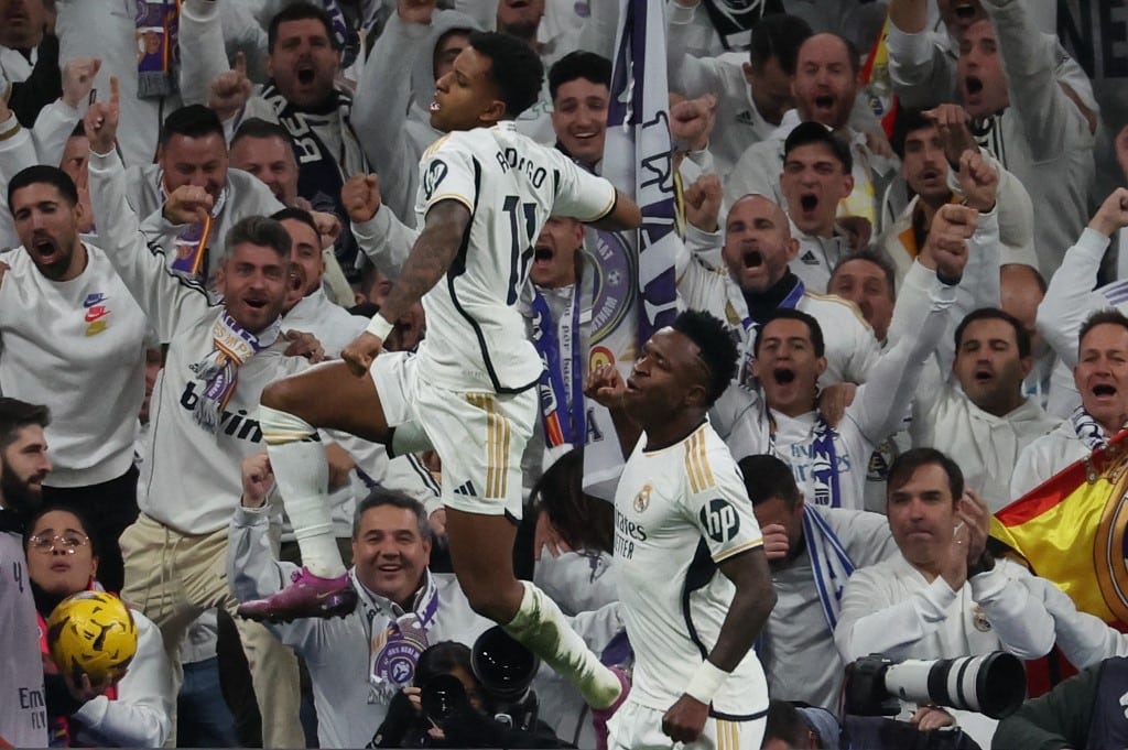 Rodrygo and Vinicius Junior Real Madrid vs Girona