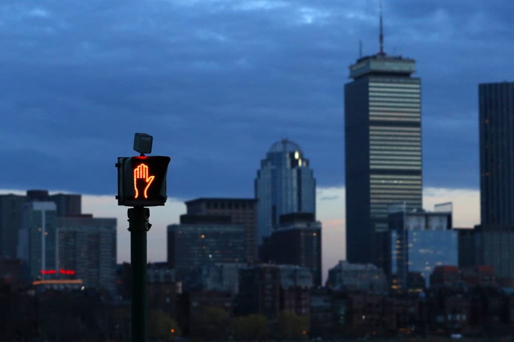 Boston city skyline