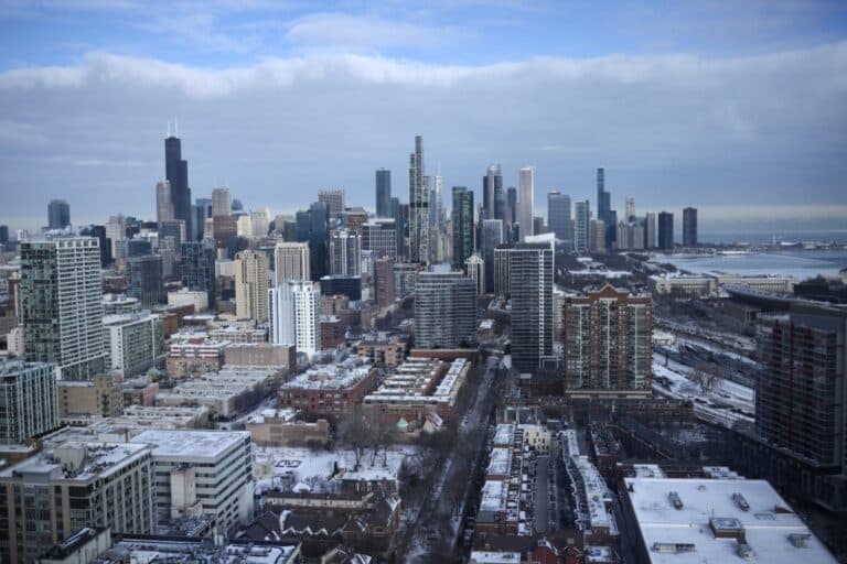 Chicago skyline Illinois