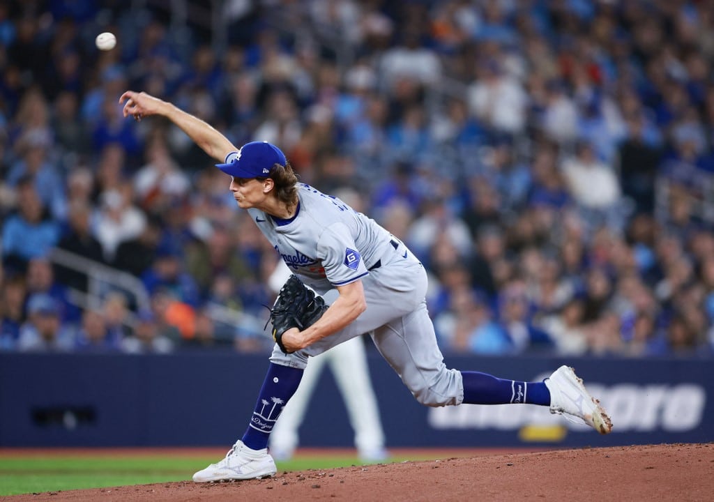 Tyler Glasnow Los Angeles Dodgers v Blue Jays