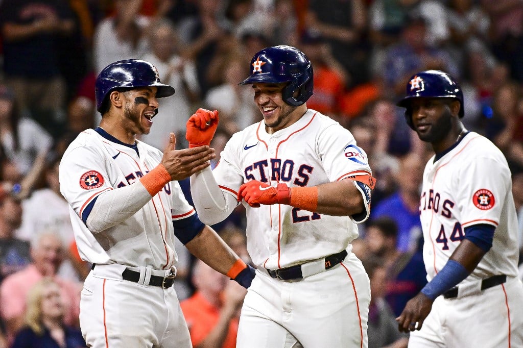 Yainer Diaz and Jeremy Peña Houston Astros