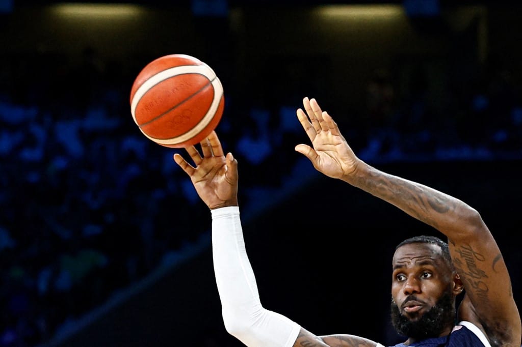 LeBron James USA vs Serbia Olympics