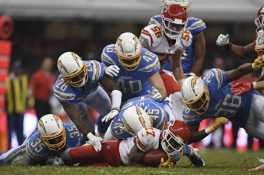 Mecole Hardman Kansas City Chiefs v Los Angeles Chargers