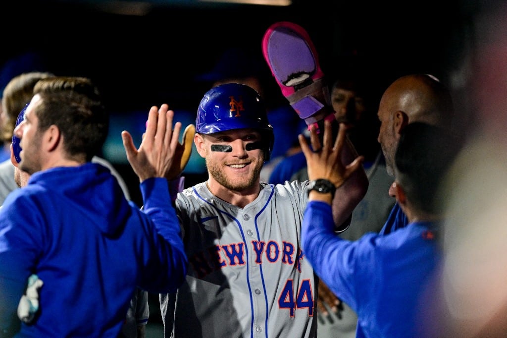 Harrison Bader New York Mets v Colorado Rockies