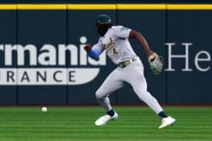 Lawrence Butler Oakland Athletics v Texas Rangers