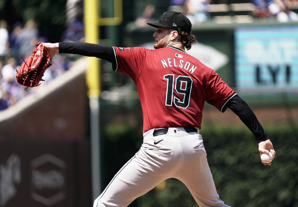 Ryne Nelson Arizona Diamondbacks v Chicago Cubs