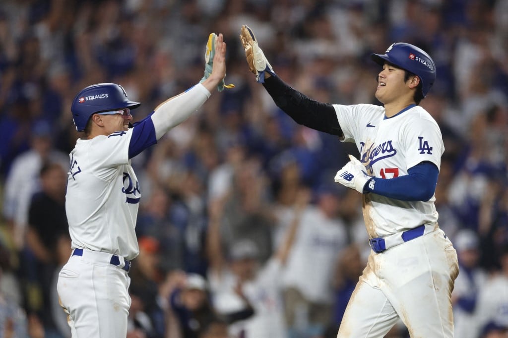 Enrique Hernández Shohei Ohtani Los Angeles Dodgers Championship Series