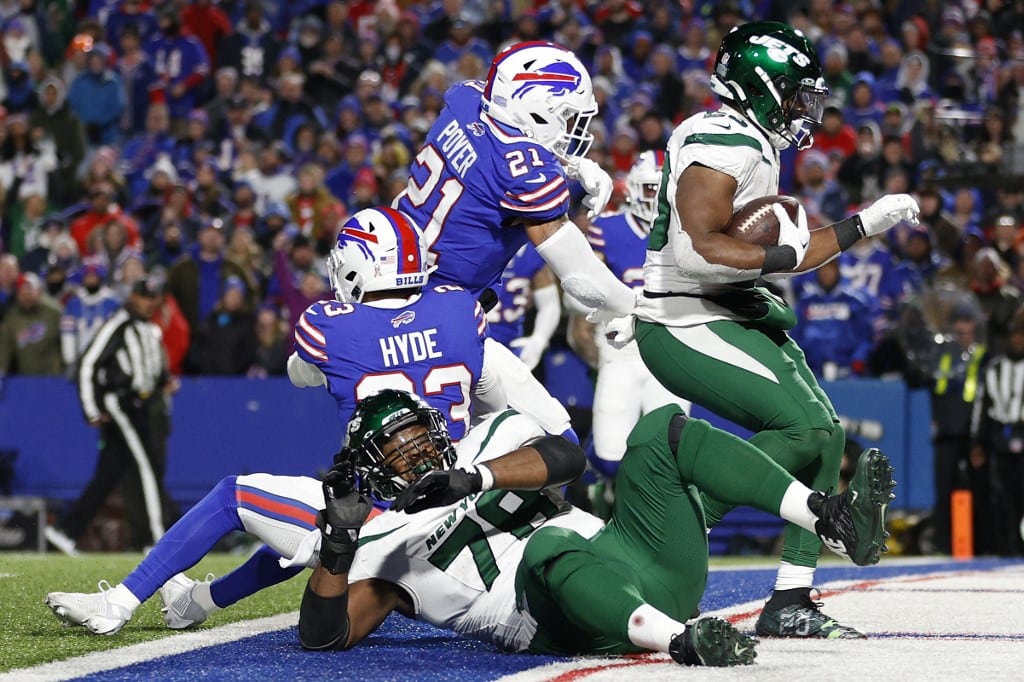 Breece Hall New York Jets v Buffalo Bills