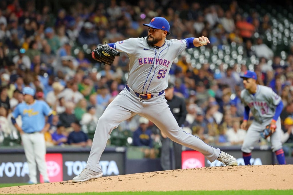 Sean Manaea New York Mets v Milwaukee Brewers