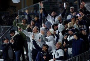 Yankee Fans Celebrate Cleveland Guardians