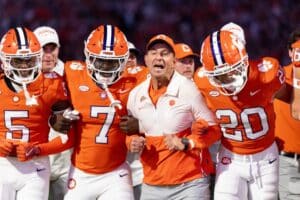 Head Coach Dabo Swinney Clemson Tigers