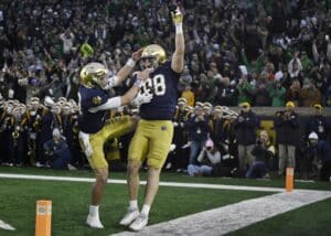 Mitchell Evans Notre Dame Fighting Irish v Virginia