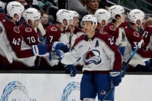 Nathan Mackinnon Colorado Avalanche v Seattle Kraken 