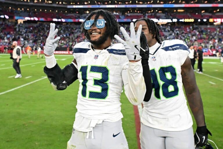 Ernest Jones and Tyrice Knight Seattle Seahawks