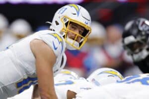 Justin Herbert Los Angeles Chargers v Atlanta Falcons