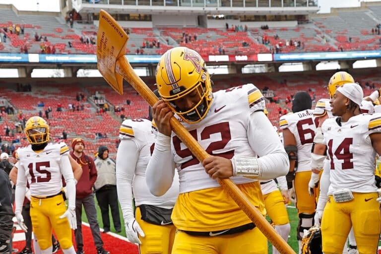 Luther Mccoy Minnesota Golden Gophers v Wisconsin Badgers