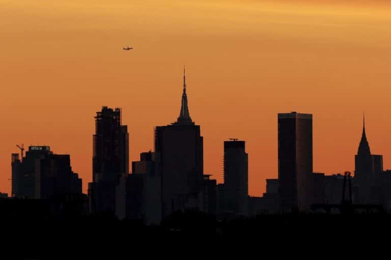 General View of The Manhattan Skyline 