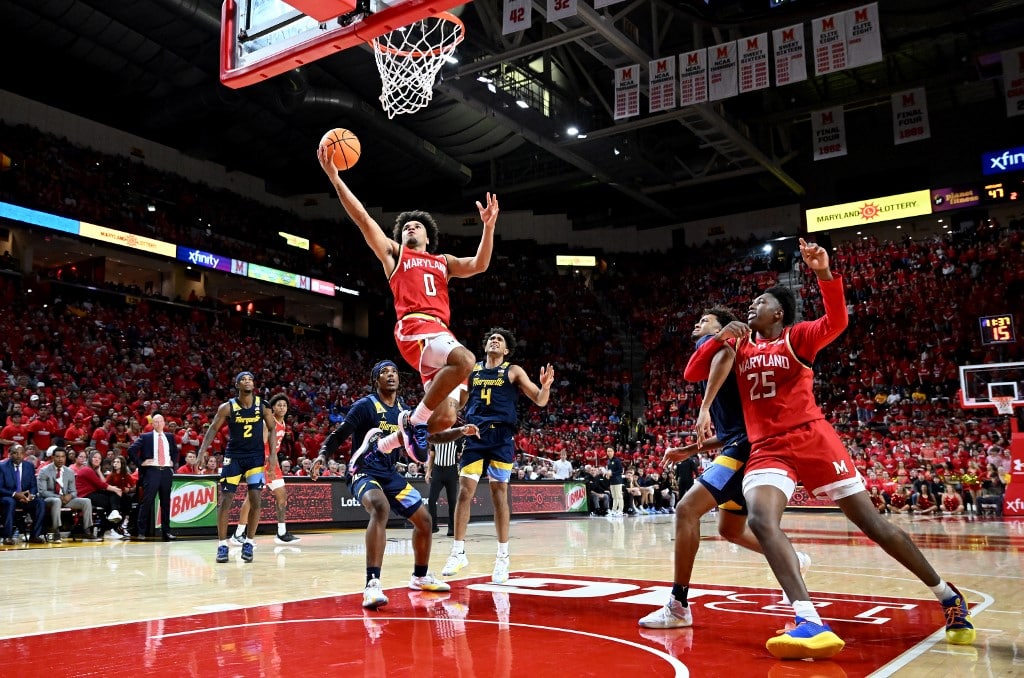 Ja'Kobi Gillespie Maryland Terrapins v Marquette