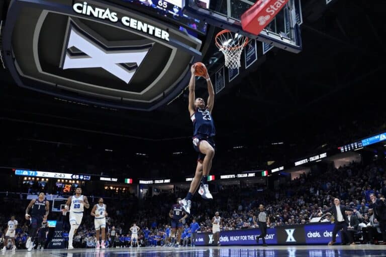 Jayden Ross Connecticut Huskies v Xavier Musketeers